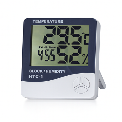 Reloj medidor de temperatura y humedad