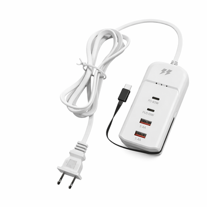 Mini zapatilla cargador rack charger 66w