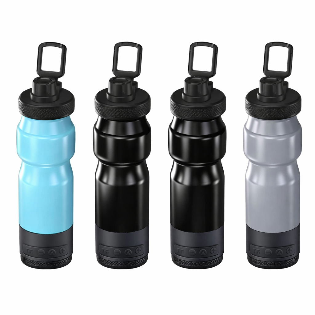 Botella deportiva con parlante