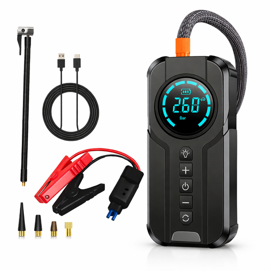 Compresor arrancador de aire portatil