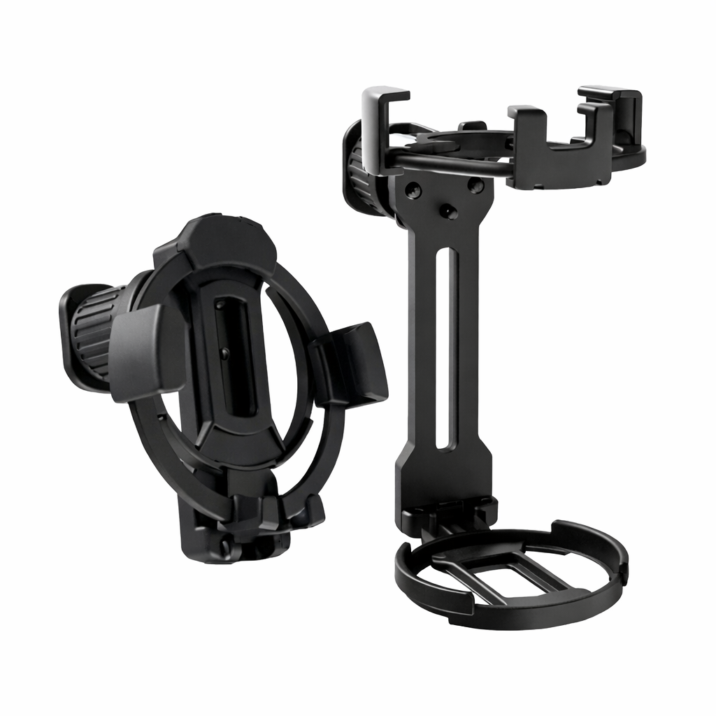 Soporte rejilla doble para  celular y vaso