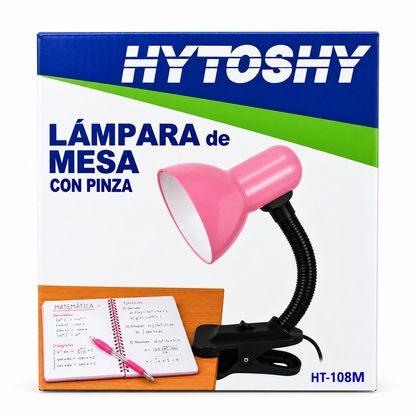 Lampara de mesa con pinza