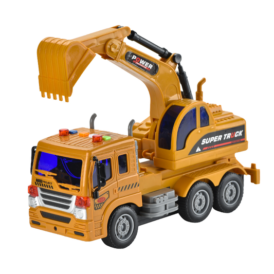 Grúa de construcción con radio control