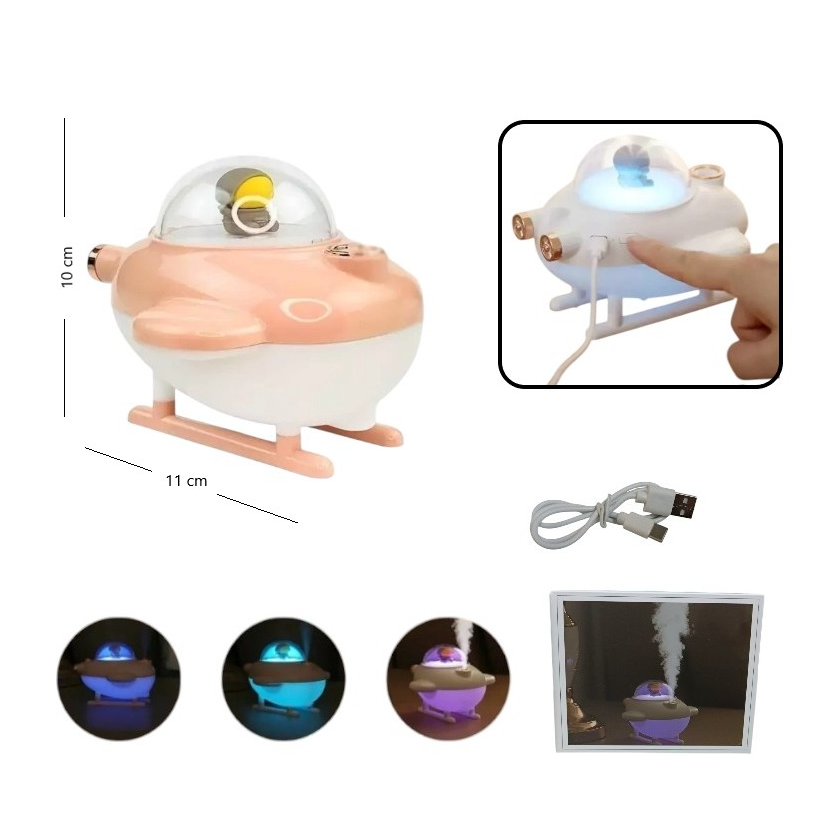 Mini humidificador astronauta avión