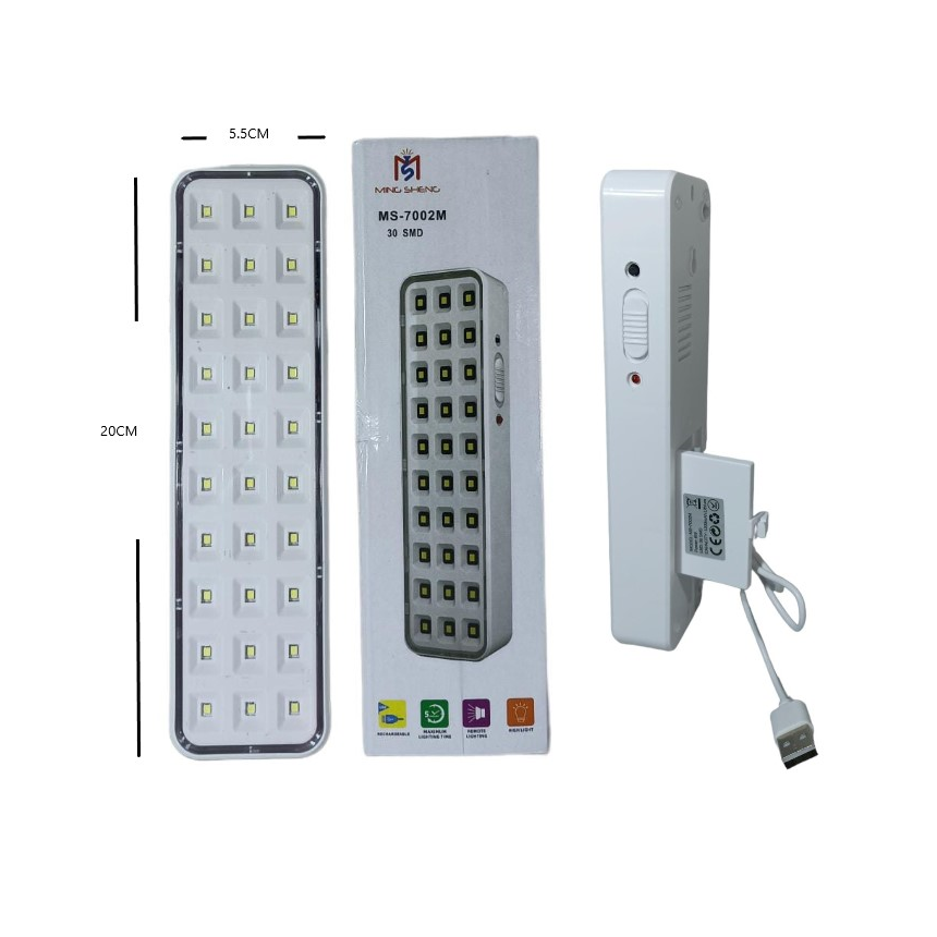Lámpara de emergencia 30 LED con USB