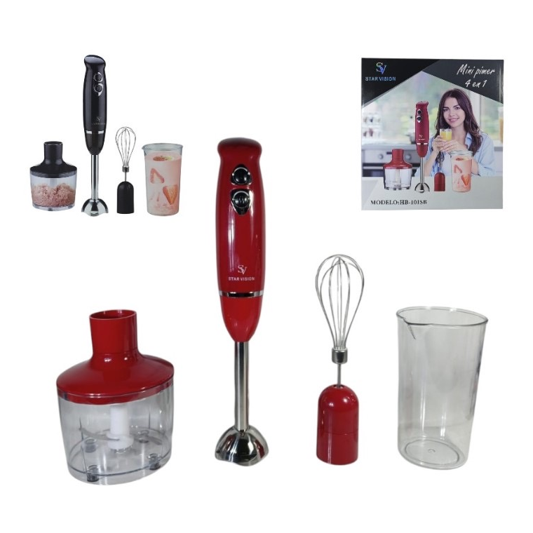 Minipimer set 4 en 1