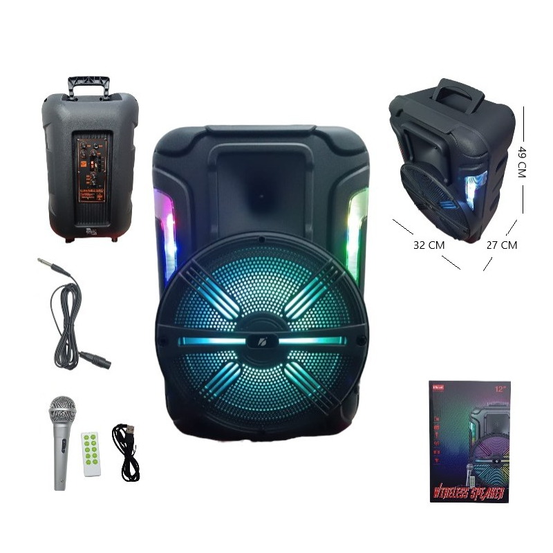 Parlante de 12 plg con micrófono