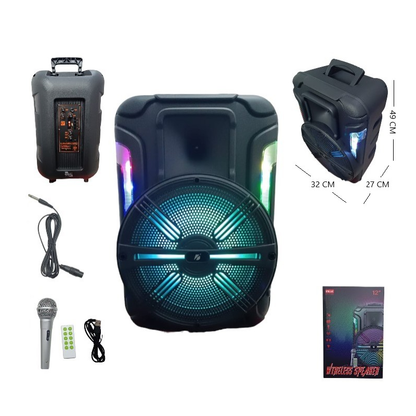 Parlante de 12 plg con micrófono