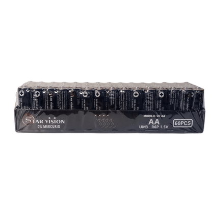 Pilas Star Vision AA 60 unidades
