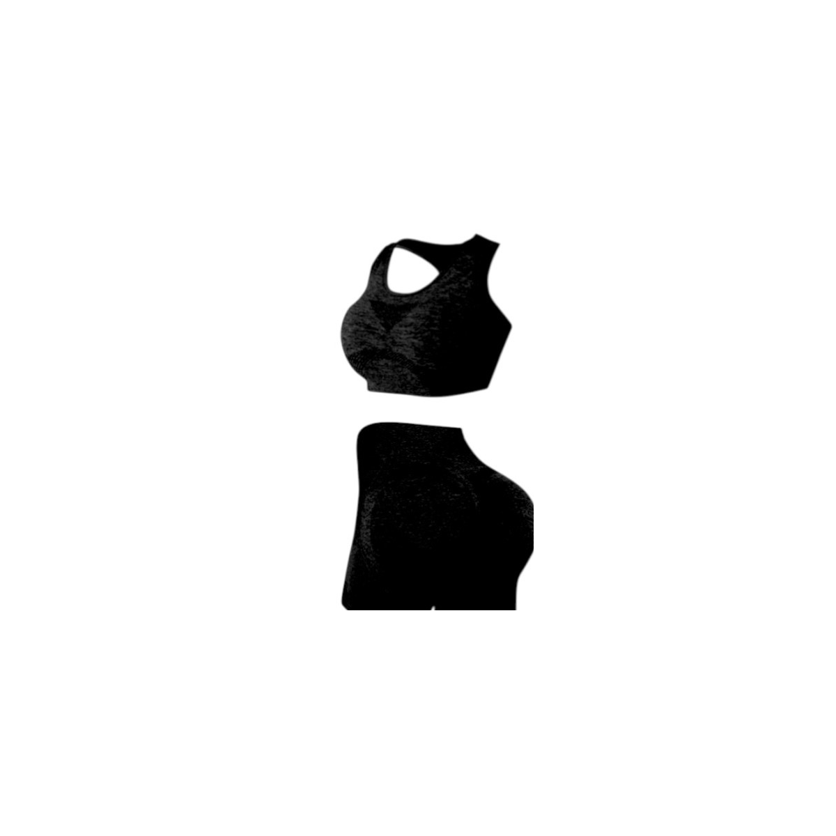 Conjunto deportivo negro