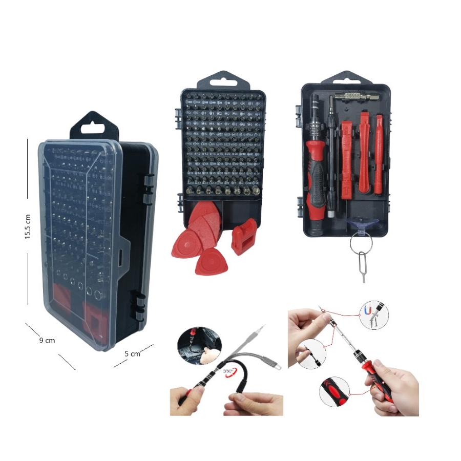 Set de destornillador de precisión 115 pcs