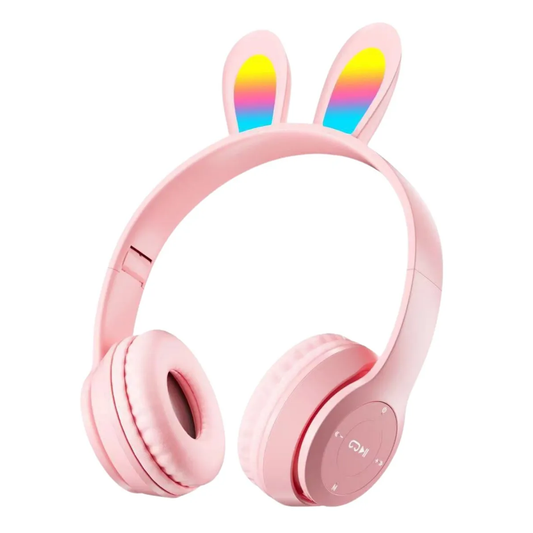 Auriculares bluetooth vincha conejo